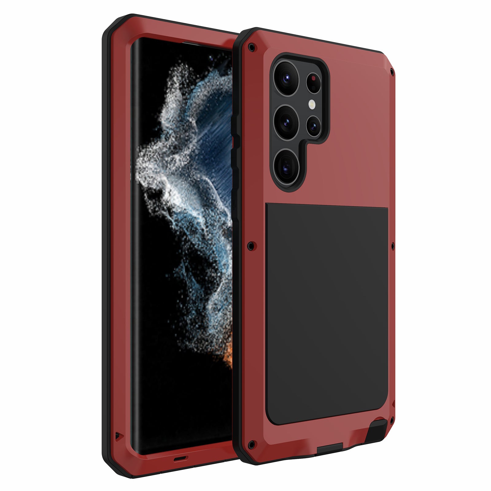 For Samsung Galaxy S23 Ultra Anti-drop Silicone Metal Smartphone Case Shockproof Phone Back Cover For Samsung Galaxy S23 Ultra Anti-drop Silicone Metal Smartphone Case Shockproof Phone Back Cover